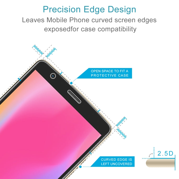 10 PCS 0.26mm 9H 2.5D Tempered Glass Film For Blackview A20 Pro