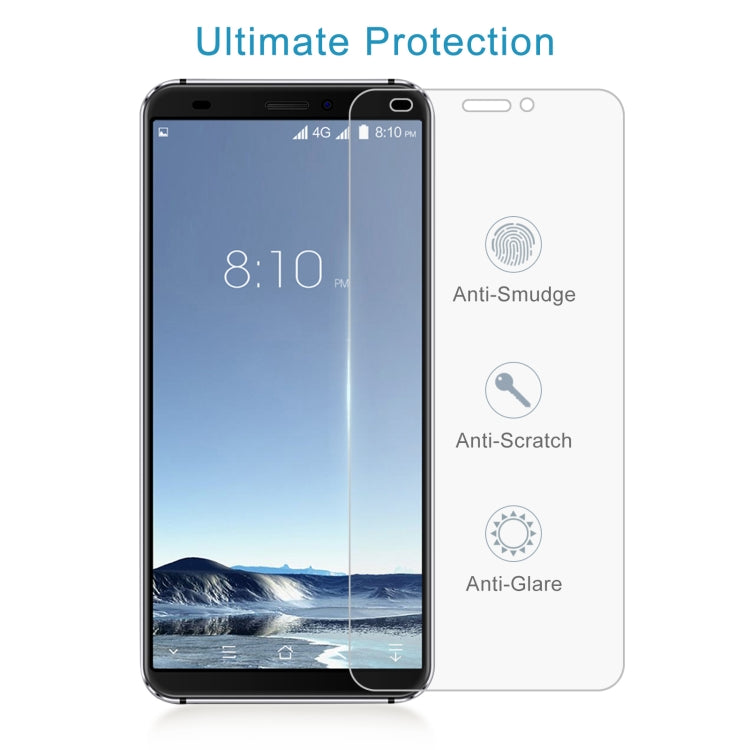 10 PCS 0.26mm 9H 2.5D Tempered Glass Film For Blackview S6
