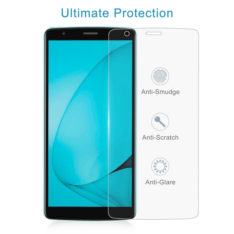 50 PCS 0.26mm 9H 2.5D Tempered Glass Film For Blackview A20