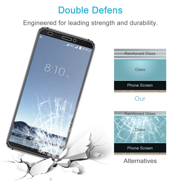 50 PCS 0.26mm 9H 2.5D Tempered Glass Film For Blackview S6