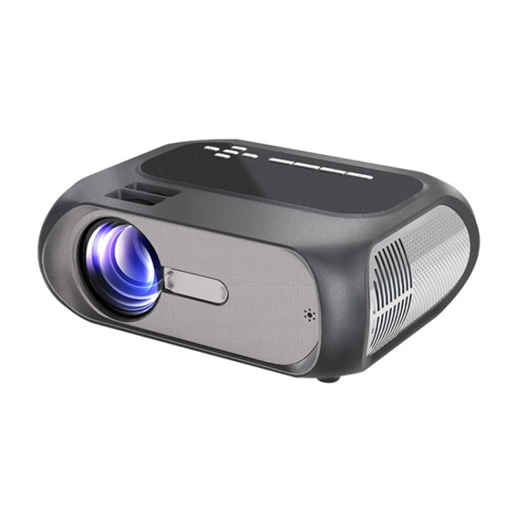T7 1920x1080P 200 ANSI Portable Home Theater LED HD Digital Projector, Same Screen Version, UK Plug(Black)