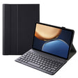 AHV7 Lambskin Texture Ultra-thin Bluetooth Keyboard Leather Tablet Case For Honor Tablet V7 Pro(Black) - Huawei Keyboard by PMC TechLife | Online Shopping South Africa | PMC TechLife
