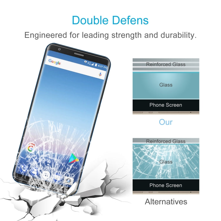 10 PCS 0.26mm 9H 2.5D Tempered Glass Film For Ulefone MIX