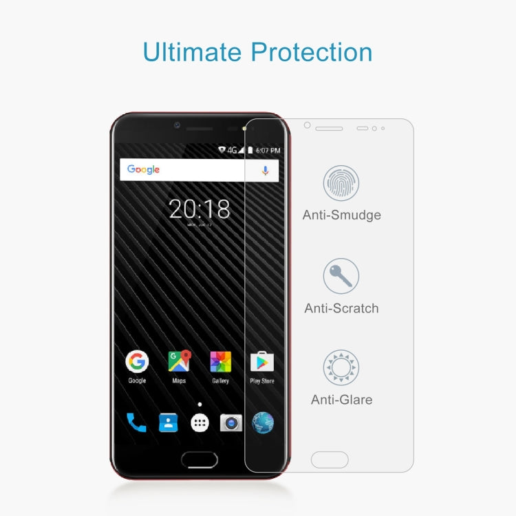 10 PCS 0.26mm 9H 2.5D Tempered Glass Film For Ulefone T1