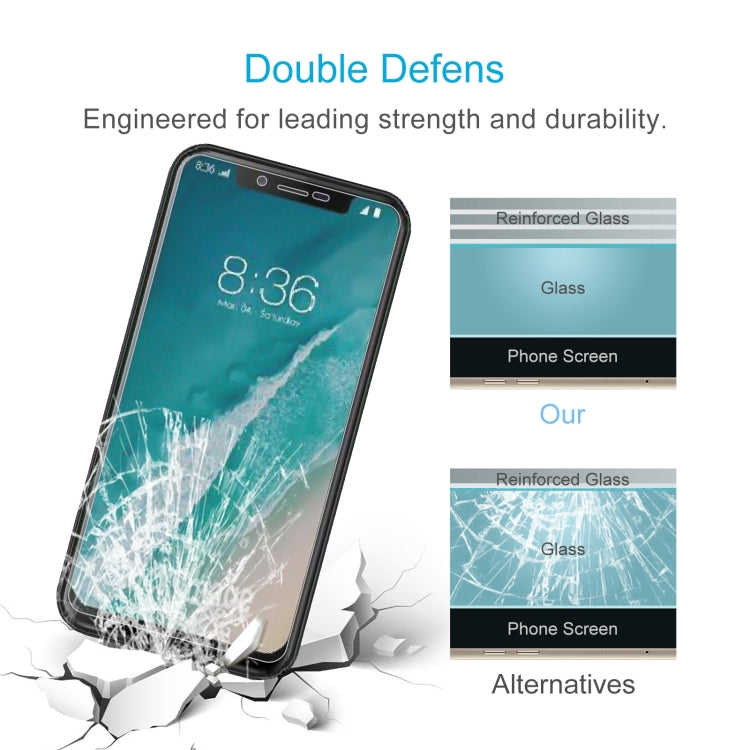 10 PCS 0.26mm 9H 2.5D Tempered Glass Film For Ulefone X