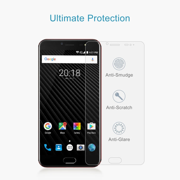50 PCS 0.26mm 9H 2.5D Tempered Glass Film For Ulefone T1