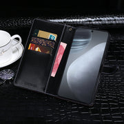 For Cubot X50 idewei Crocodile Texture Horizontal Flip Leather Case with Holder & Card Slots & Wallet(Black)