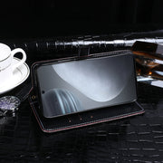 For Cubot X50 idewei Crocodile Texture Horizontal Flip Leather Case with Holder & Card Slots & Wallet(Black)