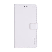 For Meizu 18x idewei Crazy Horse Texture Leather Case with Holder & Card Slots & Wallet(White)
