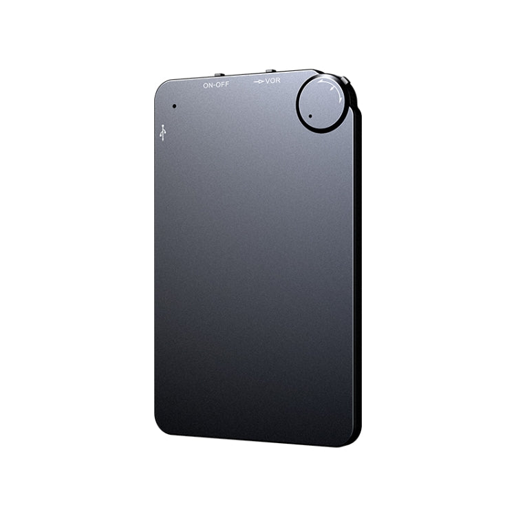 K2 Portable Ultra-thin Card Voice Recorder, Capacity:32GB(Black)