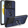 For OPPO Realme C21/C20/C11 2021 Sliding Camera Cover Design TPU+PC Phone Protective Case(Blue) - Realme Cases by PMC TechLife | Online Shopping South Africa | PMC TechLife | Buy Now Pay Later Mobicred