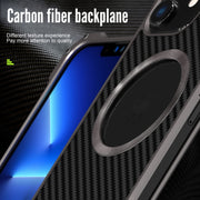 For iPhone 12 Pro Max R-JUST RJ51 Hollow Shockproof Metal Protective Phone Case(Dark Grey)