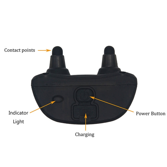 WL-0225 Remote Control Trainer Training Dog Barking Control Collar, Style:1 to 2
