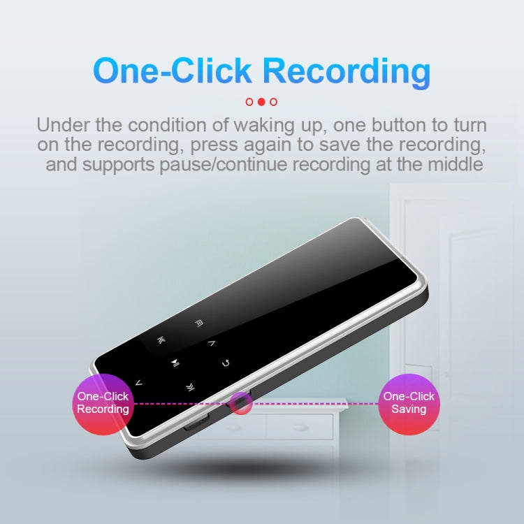 M12 Multifunctional Portable Bluetooth Player, Capacity:32GB(Silver)