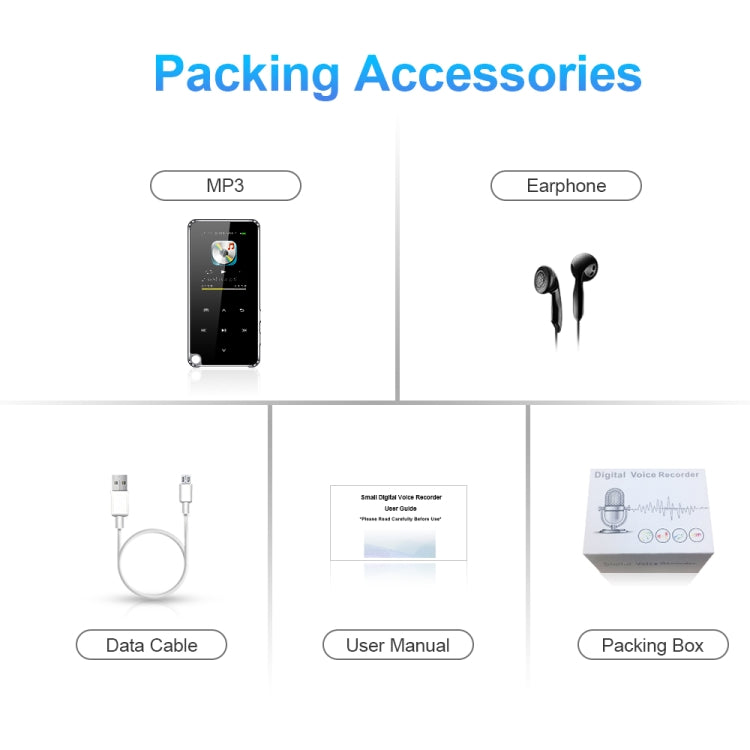 M25 Multifunctional Portable Bluetooth MP3 Player, Capacity:64GB(Black)
