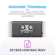 Q1 Intelligent HD Noise Reduction Voice Control Recorder, Capacity:8GB(Black)