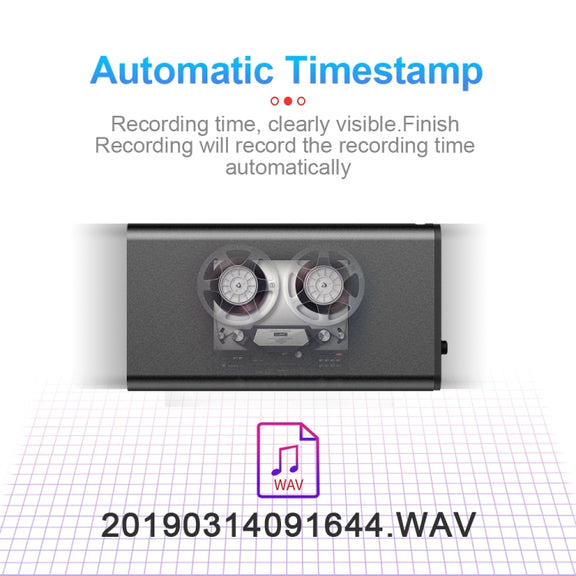 Q1 Intelligent HD Noise Reduction Voice Control Recorder, Capacity:8GB(Black)
