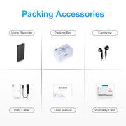 Q1 Intelligent HD Noise Reduction Voice Control Recorder, Capacity:8GB(Black)