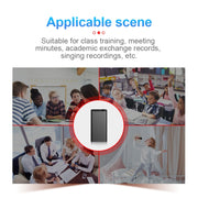 Q1 Intelligent HD Noise Reduction Voice Control Recorder, Capacity:16GB(Black)