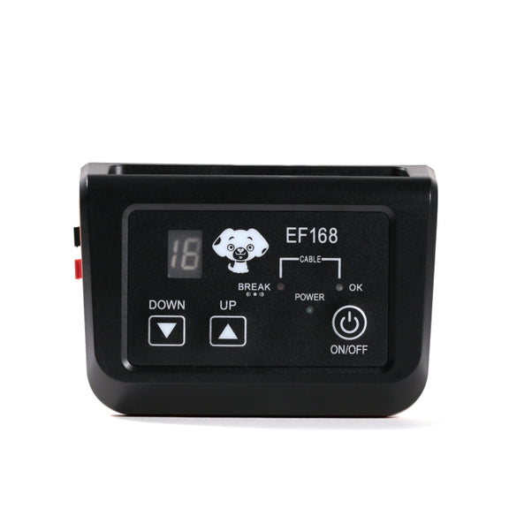 EF168 Wired Rechargeable Water-resistant Pet Electronic Fence Dog Training Device, Style:1 to 1(US Plug)