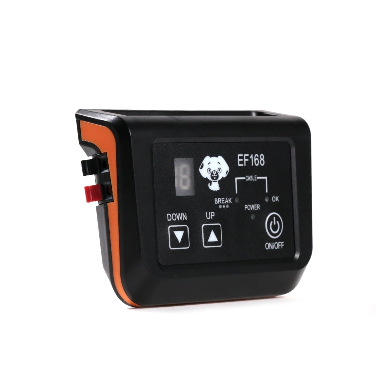 EF168 Wired Rechargeable Water-resistant Pet Electronic Fence Dog Training Device, Style:1 to 1(US Plug)