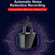 Q11 Intelligent HD Noise Reduction Lock Voice Recorder, Capacity:4GB(Black)