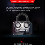 Q11 Intelligent HD Noise Reduction Lock Voice Recorder, Capacity:16GB(Black)