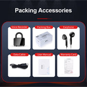 Q11 Intelligent HD Noise Reduction Lock Voice Recorder, Capacity:32GB(Black)