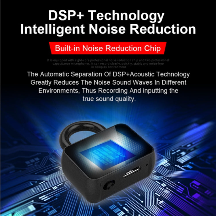 Q11 Intelligent HD Noise Reduction Lock Voice Recorder, Capacity:32GB(Black)