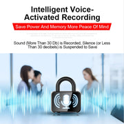 Q11 Intelligent HD Noise Reduction Lock Voice Recorder, Capacity:32GB(Black)