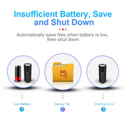 Q51 Intelligent HD Noise Reduction Remote Voice Control Recorder, Capacity:16GB(Black)