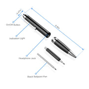 Q90 Intelligent HD Digital Noise Reduction Recording Pen, Capacity:8GB(Black)