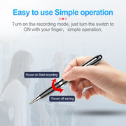 Q96 Intelligent HD Digital Noise Reduction Recording Pen, Capacity:4GB(Black)