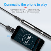 Q96 Intelligent HD Digital Noise Reduction Recording Pen, Capacity:4GB(Black)
