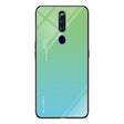 For OPPO F11 Pro Gradient Color Glass Case(Sky Blue) - OPPO Cases by PMC TechLife | Online Shopping South Africa | PMC TechLife | Buy Now Pay Later Mobicred