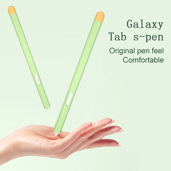 Contrast Color Stylus Pen Protective Case for Samsung Galaxy Tab S Pen(Yellow Red)