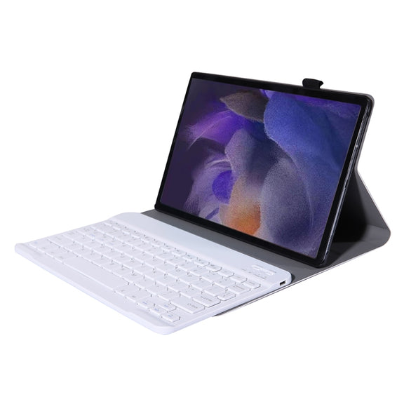 A08 Ultra-thin Bluetooth Keyboard Leather Case For Samsung Galaxy Tab A8 2021 SM-X205 / SM-X200(Gold)
