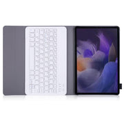 A08 Ultra-thin Bluetooth Keyboard Leather Case For Samsung Galaxy Tab A8 2021 SM-X205 / SM-X200(Gold)