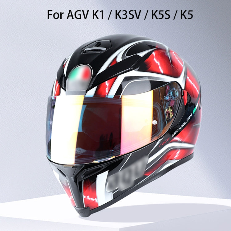 Motorcycle Helmet Visor Anti-UV Wind Shield Lens For AGV K1 / K3SV / K5(Transparent)