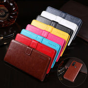 For TCL 20 R 5G idewei Crazy Horse Texture Leather Phone Case(Red)
