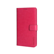 For Umidigi Bison X10 idewei Crazy Horse Texture Leather Phone Case(Rose Red)