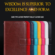 For Umidigi Bison X10 idewei Crazy Horse Texture Leather Phone Case(White)