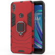 For Asus Zenfone Max Pro (M1) ZB601KL Shockproof PC + TPU Protective Case with Magnetic Ring Holder(Red) - ASUS Cases by PMC TechLife | Online Shopping South Africa | PMC TechLife