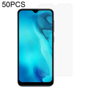 50 PCS 0.26mm 9H 2.5D Tempered Glass Film For Doogee X93