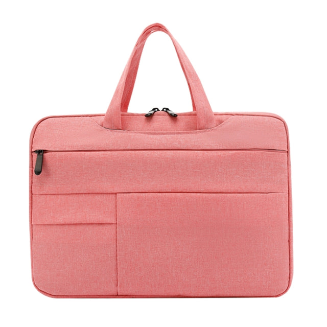POFOKO C510 Water-resistant Oxford Cloth Laptop Handbag For 12-13 inch Laptops(Pink)
