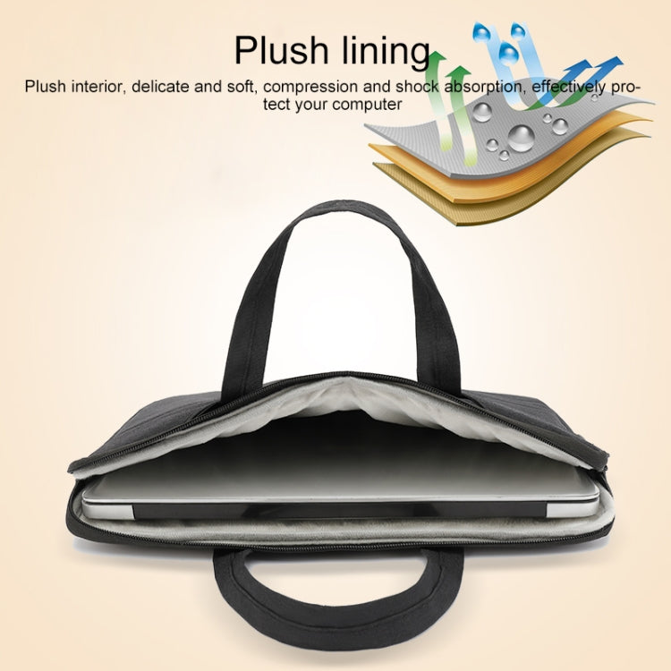 C510 Water-resistant Oxford Cloth Laptop Handbag For 15.4-16 inch Laptops(Black)