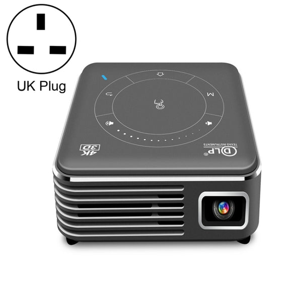 P11 854x480 DLP Smart Projector With Infrared Remote Control, Android 9.0, 4GB+32GB, UK Plug