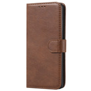 For Huawei P30 Pro Solid Color Horizontal Flip Protective Case with Holder & Card Slots & Wallet & Photo Frame & Lanyard(Brown)