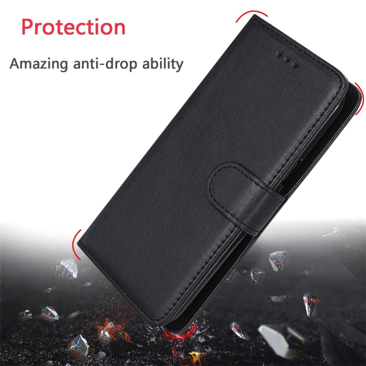 For Huawei P30 Pro Solid Color Horizontal Flip Protective Case with Holder & Card Slots & Wallet & Photo Frame & Lanyard(Brown)