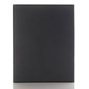 A07B-A Lambskin Texture Square Keycap Bluetooth Keyboard Leather Case with Touch Control For iPad 9.7 2018 & 2017 / Pro 9.7 inch / Air 2(Black)